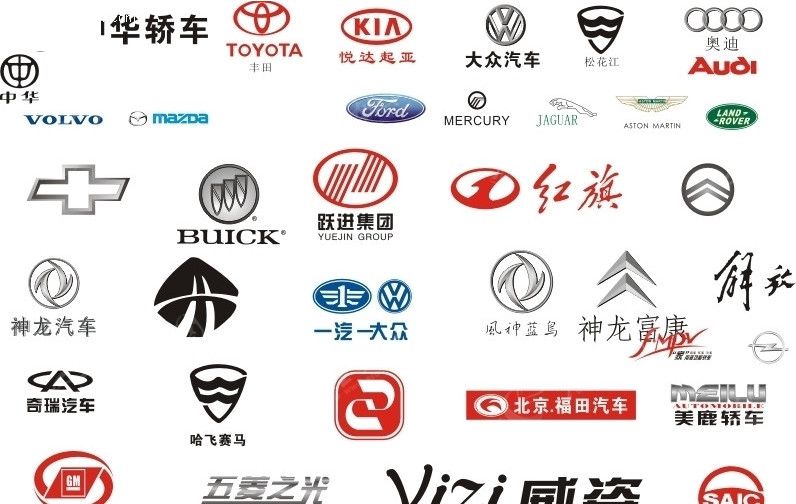 中文名汽车有哪些（中文标识的汽车）